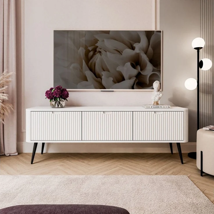 Lookway TV-Schrank ZAIRA 168 cm TV-Lowboard mit drei Türen 168x39x57 cm – Bild 3
