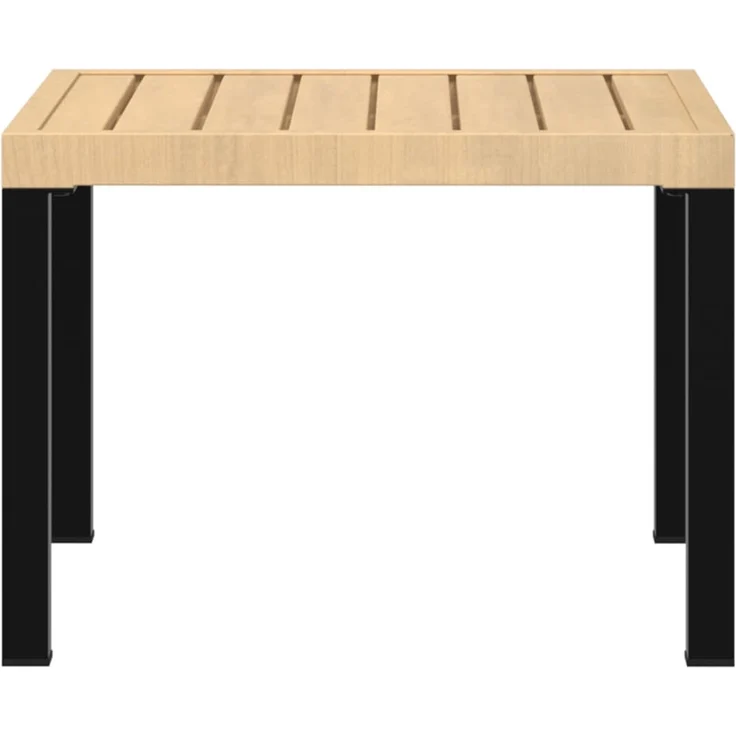 vidaXL Garten-Couchtisch 55x55x39,5 cm Pulverbeschichteter Stahl 4008568 – Bild 4
