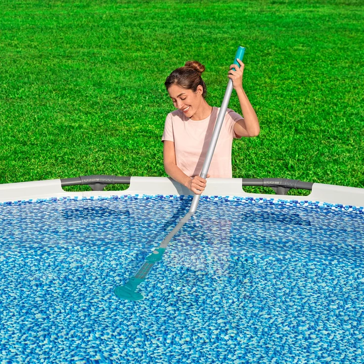 Best Way Poolstaubsauger Blau 252 x 17 cm Aluminium 42007934 – Bild 7