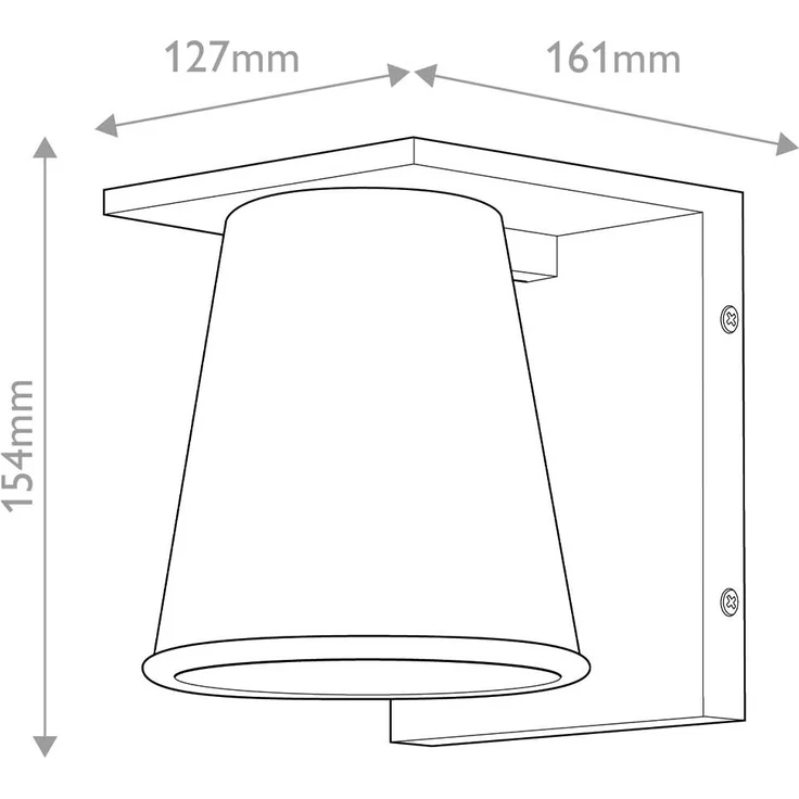 Elstead Lighting Hans Wandleuchte Outdoor Architektonische Bronze GU10 IP44 – Bild 11