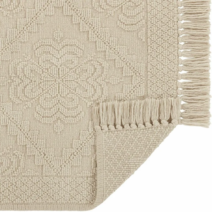 Mirabeau Badematte Badematte Mivorex beige, Höhe 60.0 mm, 100% Baumwolle, stilvolles Interieur, Baumwoll-Jacquard, Angenehm weich – Bild 5