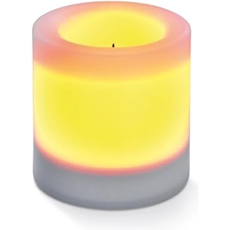Solar Kerze mit Flammeneffekt Ella 100 x 100 mm