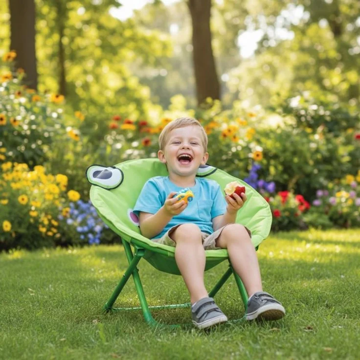 Relaxdays Faltbarer Moonchair für Kinder – Bild 3