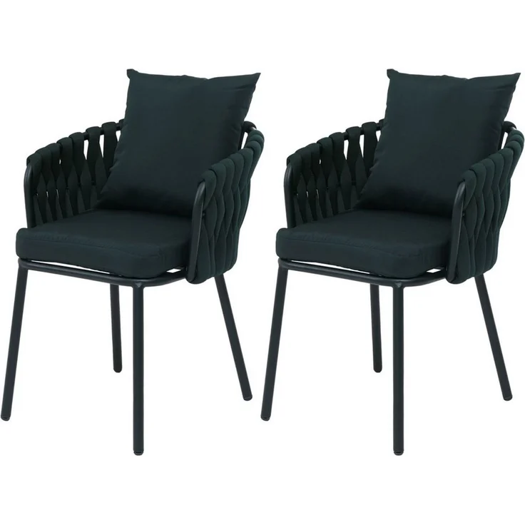 MCW Gartenstuhl MCW-P89 (Set), Hohe Stoffqualität 180 g/m², Bezug waschbar bei maximal 40° – Bild 1