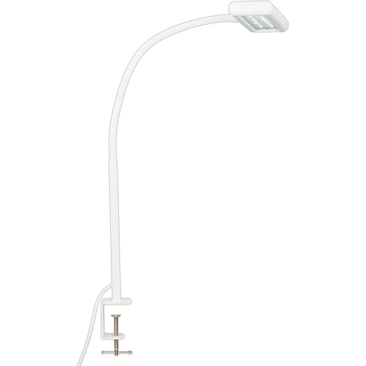 LED Klemmleuchte, Tischlampe, verstellbar, H 80,5 cm