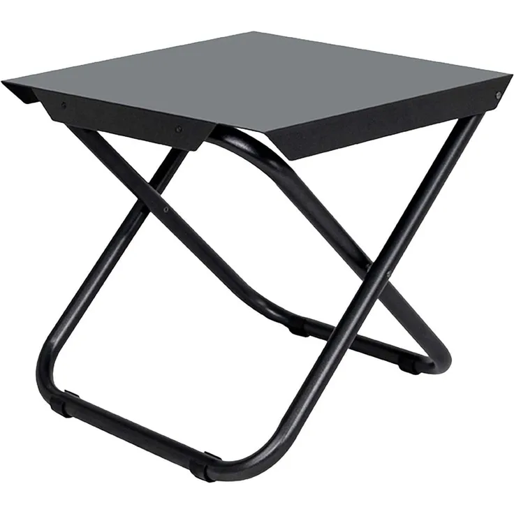 Crespo Tisch Lounger Tex-Supreme, Alu, Schwarz