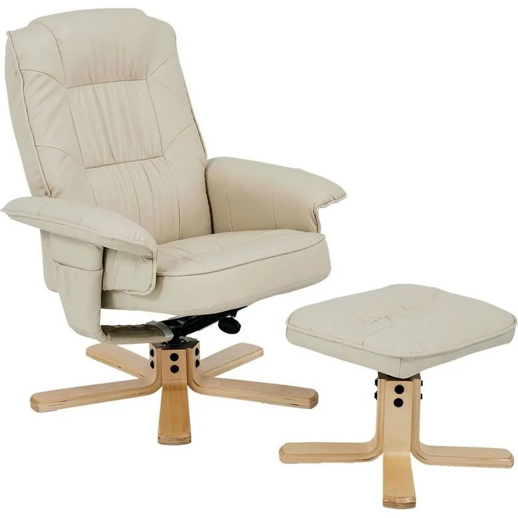 IDIMEX Relaxsessel CHARLY, Fernsehsessel mit Hocker Relaxsessel Drehsessel TV Sessel Kunstleder – Bild 5