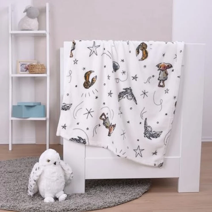 Babydecke Harry Potter Microfaserflausch-Decke 75/100 cm Kuscheldecke, Herding, Kinder Kuscheldecke Babydecke – Bild 2