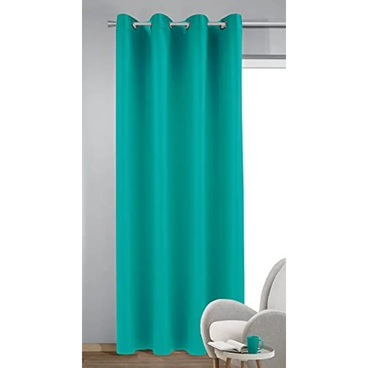 HOMING Verdunkelungsvorhang Verdunkelungs-Ösenschal MIA BxH 140x245cm, Ösen, abdunkelnd, Store – Bild 1