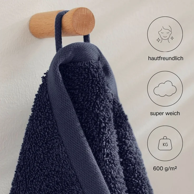 s.Oliver Gästehandtuch s.Oliver, Premium Qualität, 600 gr/m², auch als Sets erhältlich, Walkfrottier (1-St), große Farbauswahl, auch als Duschtuch, Waschhandschuh, Handtuch – Bild 3