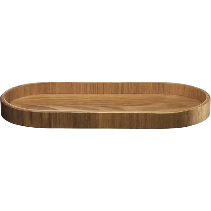 ASA SELECTION Tablett Wood Oval Eiche 35,5 cm, Eichenholz – Bild 1