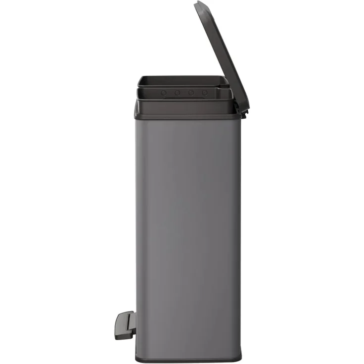 Curver Duo Tretmülleimer Deco 26L+26L Grau 443818 – Bild 5