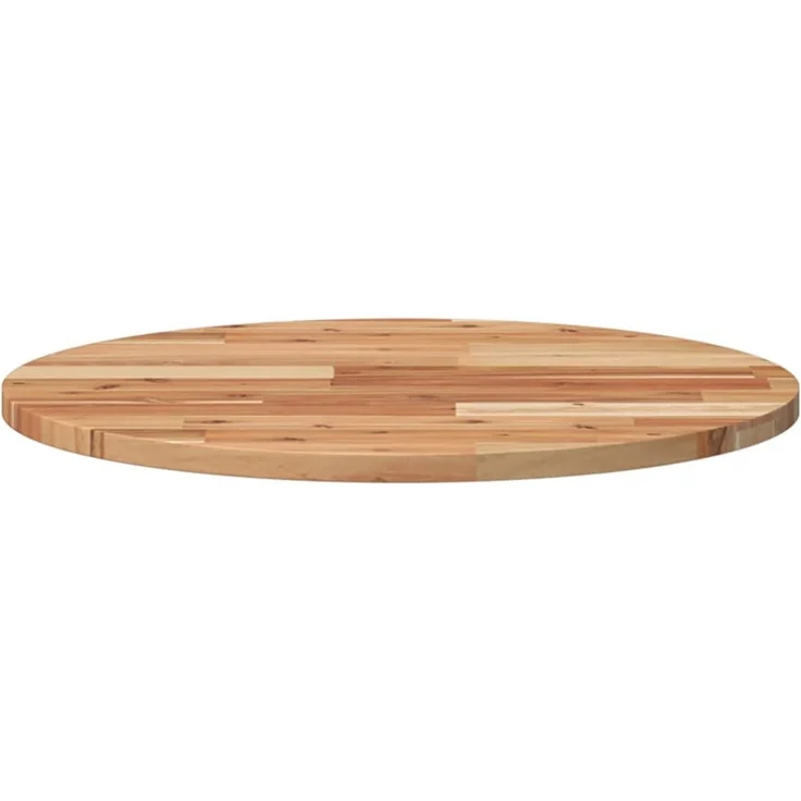 vidaXL Tischplatte Rund Ø60x2 cm Massivholz Akazie 4008696 – Bild 4