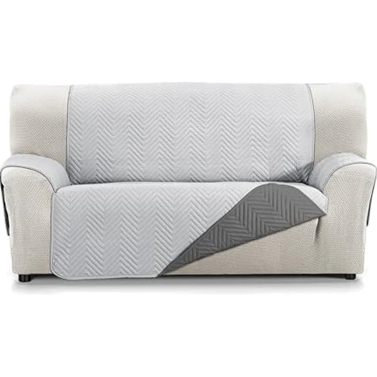 Martina Home Milano 3-Sitzer-Sofabezug – Grau/Anthrazit – Bild 1