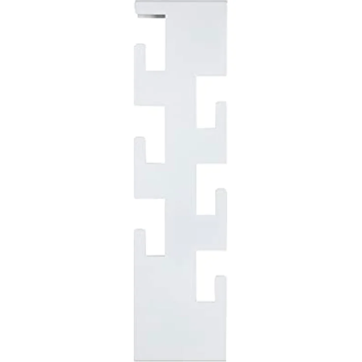HAKU Möbel Wandgarderobe weiß, Stahl - Maße: B 15 cm x H 60 cm x T 8 cm, Style: Modern – Bild 3
