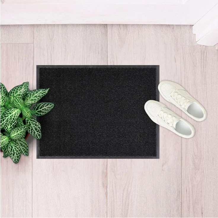 Andiamo Fußmatte Easy, Made in Netherlands, rechteckig, Höhe: 5 mm, Schmutzfangmatte, rutschhemmend, Innen- und überdachten Außenbereich – Bild 1