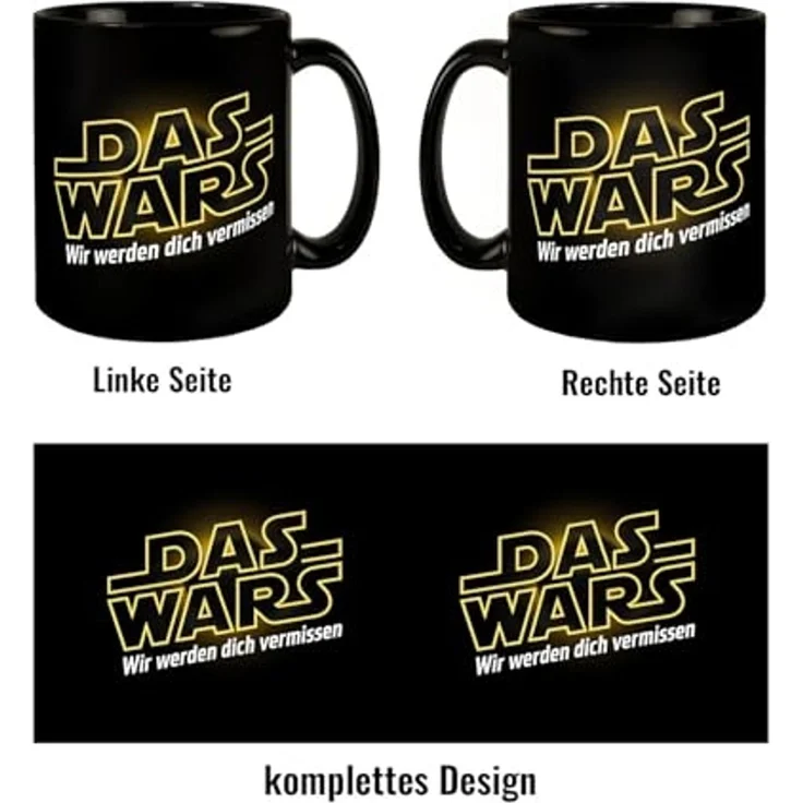 speecheese Tasse DAS WARS - Wir werden dich vermissen Kaffeebecher – Bild 4