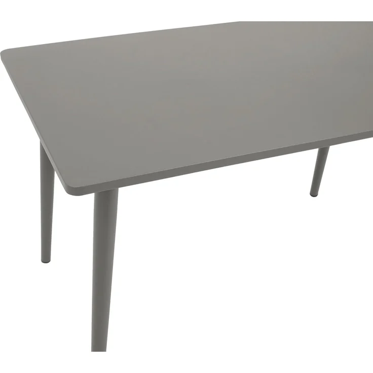 DEGAMO DENVER Gartentisch, Stahl, grau, 120x70cm – Bild 7