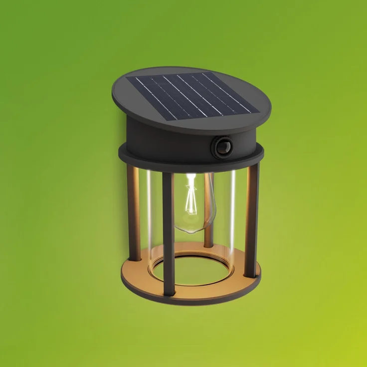 Philips Solar Wandleuchte schwarz Geri 31,8 x 23,5 x 23,5 cm Bewegungsmelder – Bild 2