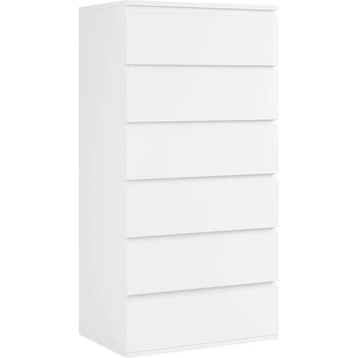 Homfa Kommode, Sideboard mit 6 Schubladen, Schubladenschrank holz, 60x40x119cm – Bild 3