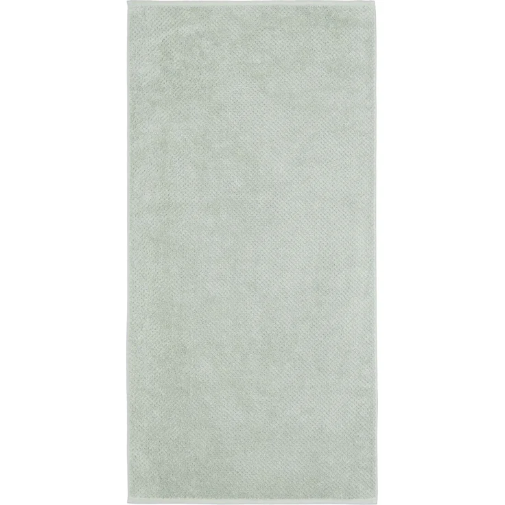 CAWÖ Duschtuch - Pure, Walkfrottier, Struktur-Design, Baumwolle, einfarbig Eukalyptus 80x150cm – Bild 2
