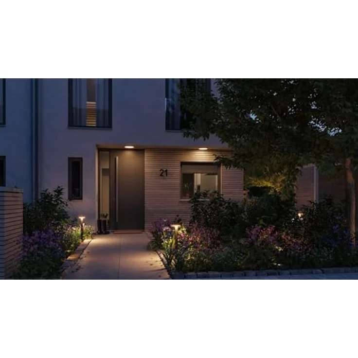Paulmann 94755 LED Pollerleuchte Zigbee Plate insektenfreundlich Anthrazit – Bild 6