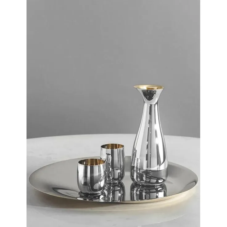 Norman Foster Karaffe mit Verschluss 1 L golden