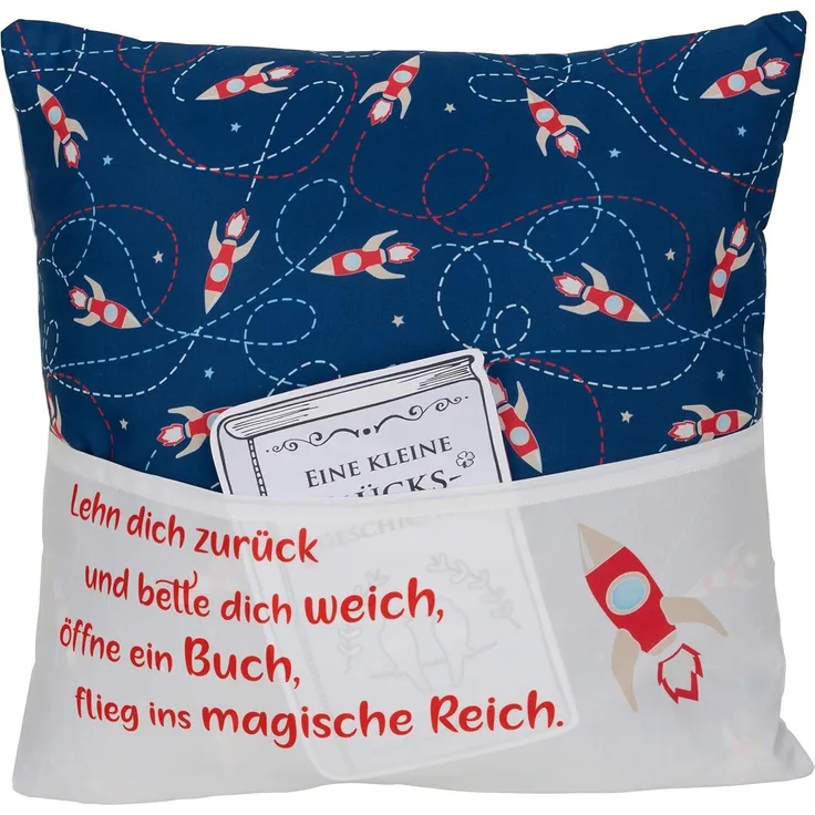 HERGO Sofahelden Kinder-Lesekissen Rakete""