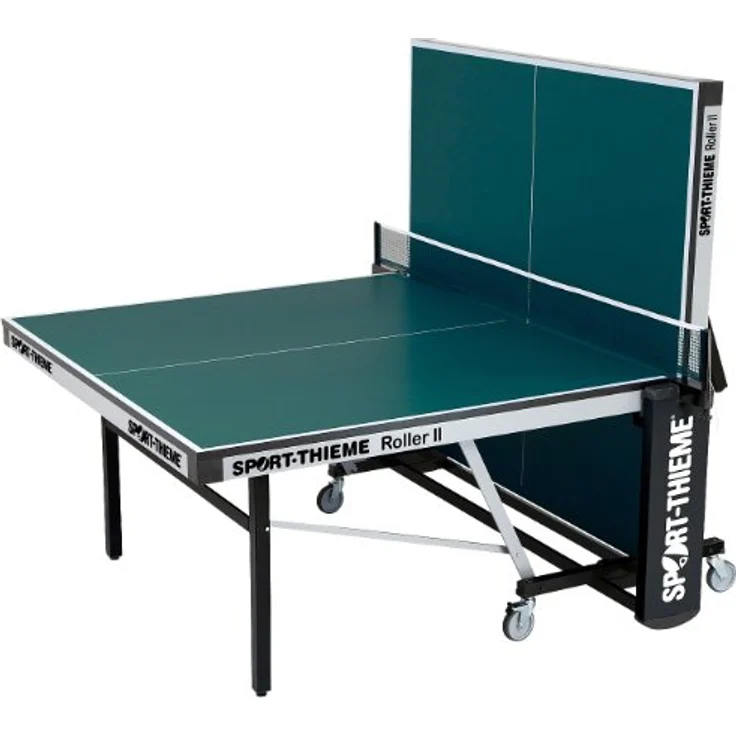 Sport-Thieme Tischtennistisch Roller II, höhenverstellbar mit 25 mm Feinspanplatte, blau, Indoor-Wettkampf geeignet – Bild 7