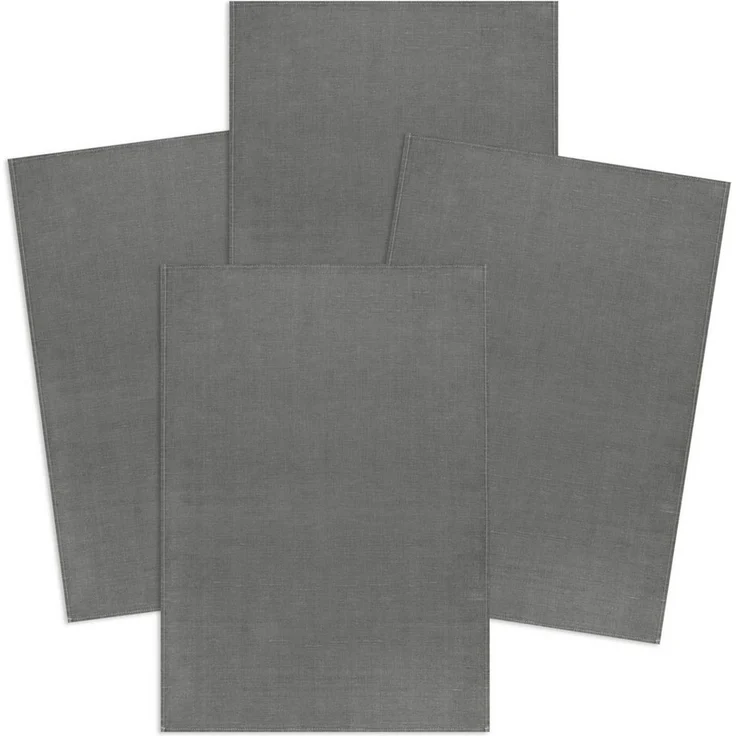 Kracht Geschirrtuch Standard uni, (Set, 4-tlg, 4-teilig), 4er Pack Geschirrtücher (4 Stück), ca. 50 x 70 cm, Halbleinen – Bild 2