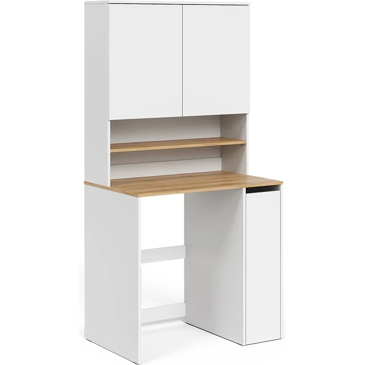 Waschmaschinenschrank Viktor Weiß/Artisan 93.6 x 88.2 cm 2 Teile mit Regal Vicco – Bild 1