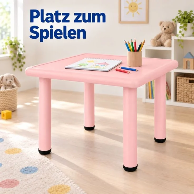 Relaxdays Kindertisch Indoor & Outdoor – Bild 3