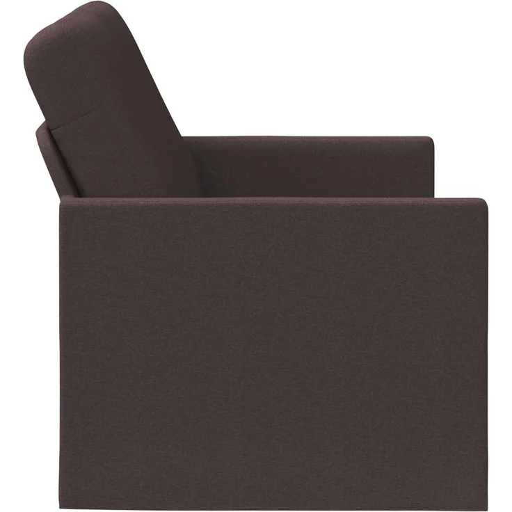 vidaXL 2-Sitzer Sofa Dunkelbraun 150 x 81 x 82 cm Stoff 42041077 – Bild 3