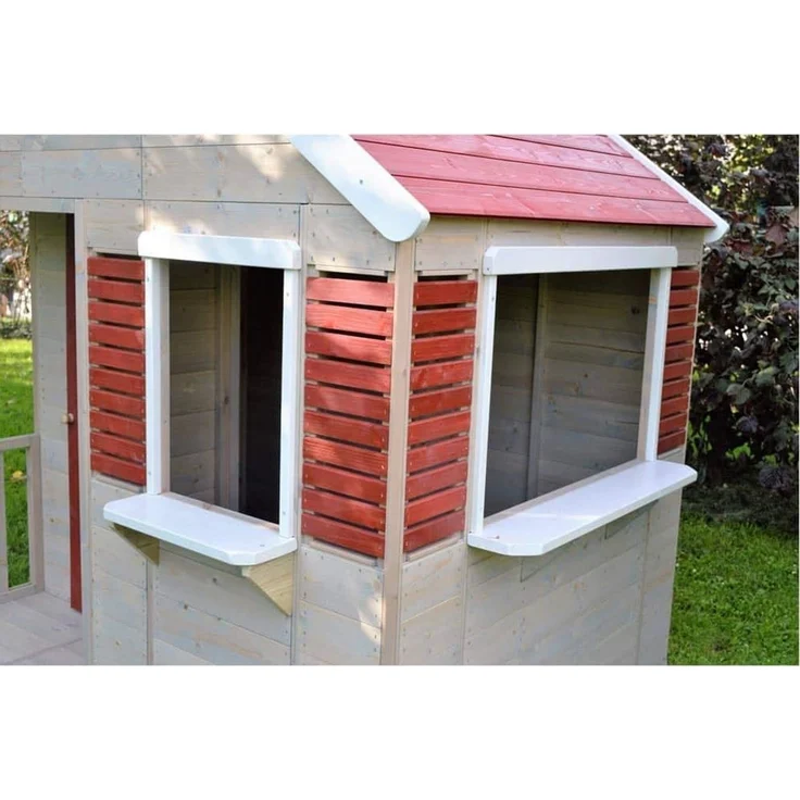Wendi Toys Holz Spielhaus Krokodil | Natur | – Bild 8