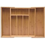 Besteckkasten hoch Bambus ausziehbar 10035783