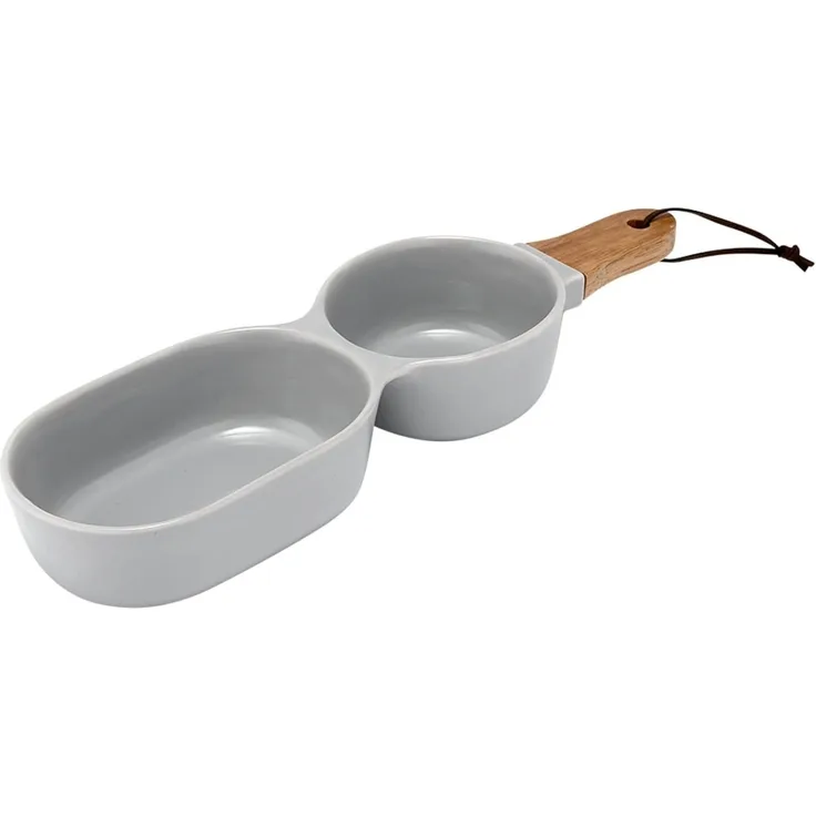 Ladelle Classic Servier-Schale 2-tlg. grau