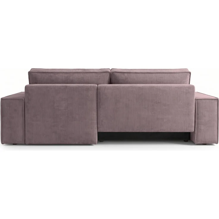 Selsey 'Farese ' Ecksofa mit Cordbezug, Schlaffunktion und Stauraum, Rosa, rechts – Bild 8