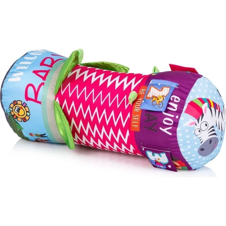 Chipolino Babykissenrolle Spielkissen, Kissenspielzeug, Beißringe, Greiflinge pink – Bild 3