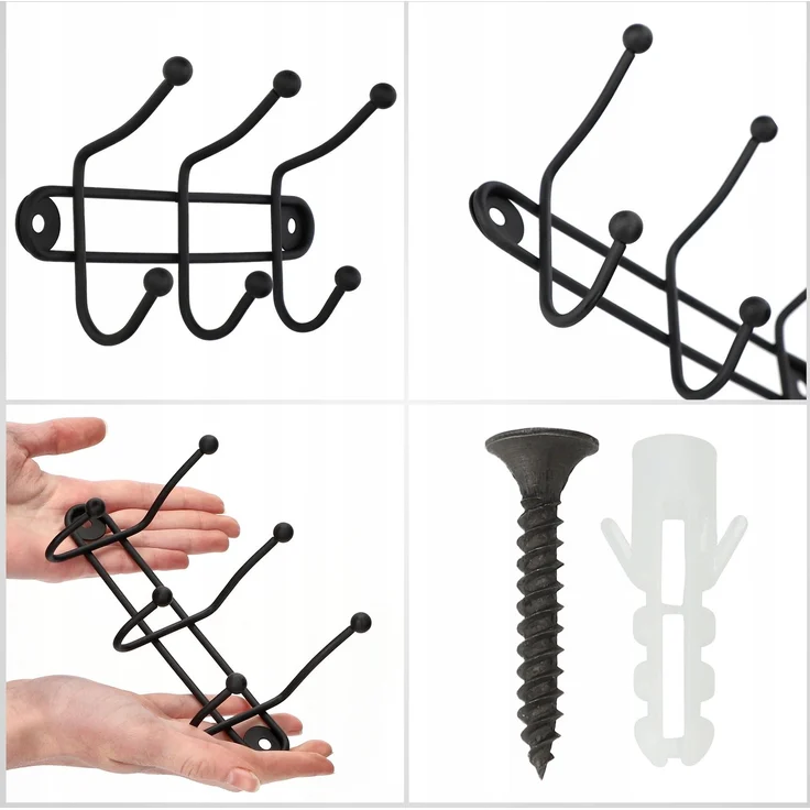 KADAX Wandhalter für Kleiderhalter 3+7 Haken – Bild 6