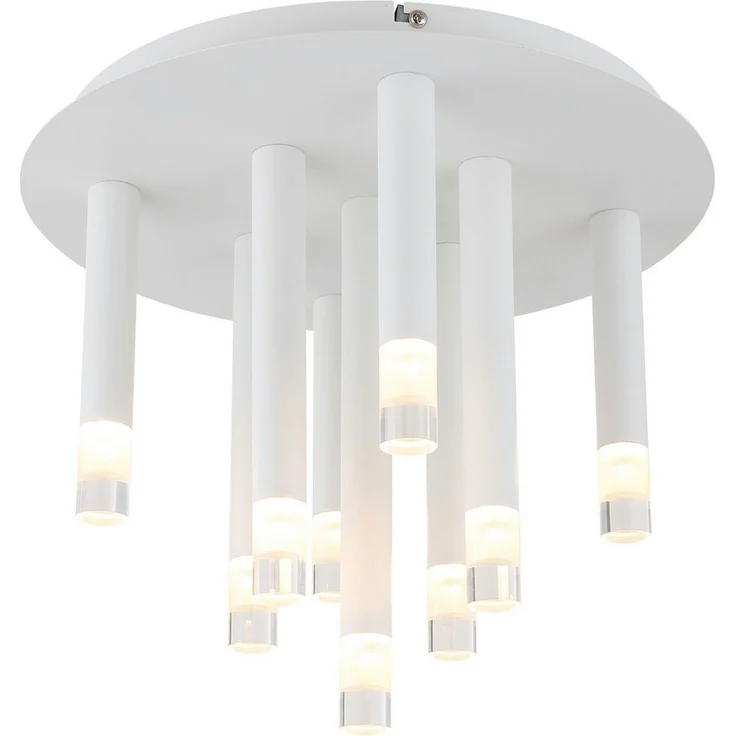 GLOBO LIGHTING Deckenleuchte RYAN, ohne Leuchtmittel, Deckenlampe/Stäbe/Metall/Wohnzimmer/Essbereich/Acryl satiniert – Bild 5
