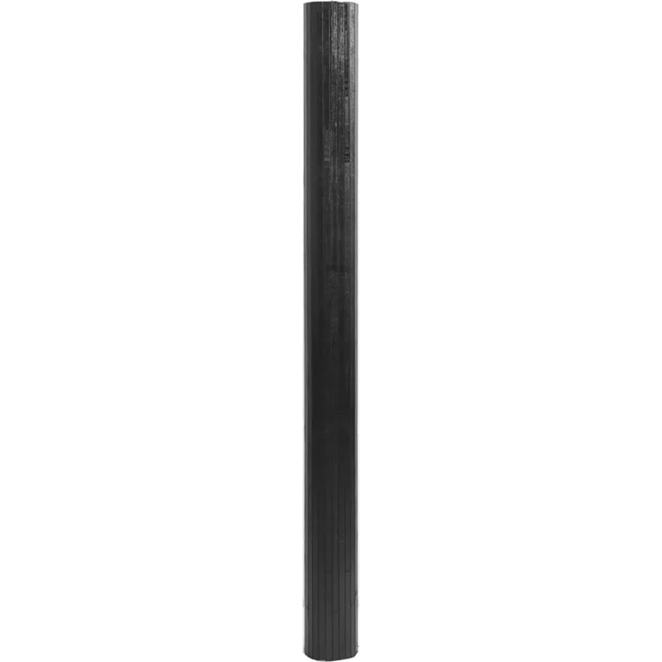 vidaXL Teppich Rechteckig Grau 80x400 cm Bambus 376790 – Bild 3