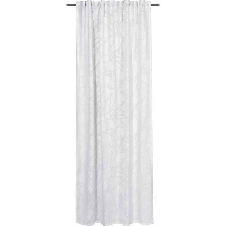 GÖZZE Schlaufenschal RIVA weiß BH 140x245 cm weiß Vorhang – Bild 1