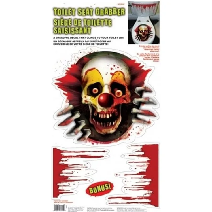 Creepy Carnevil Toiletten-Dekoration