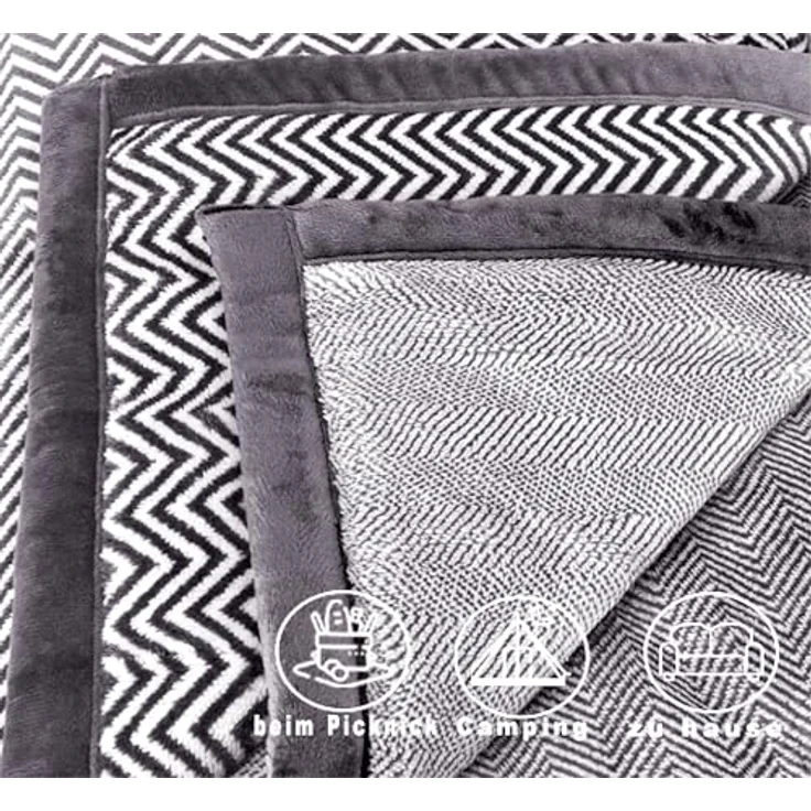 Wohndecke Betz XXL Kuscheldecke Sofadecke MONTE CARLO 150x200 cm, Betz – Bild 5