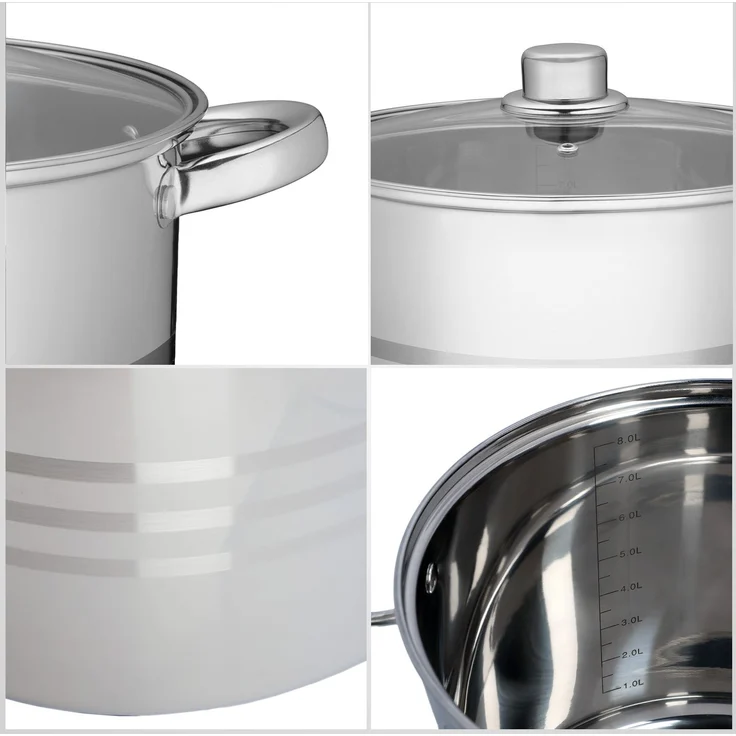 KADAX Stahltopf mit Deckel, Induktion, 34 cm, 21 L – Bild 6