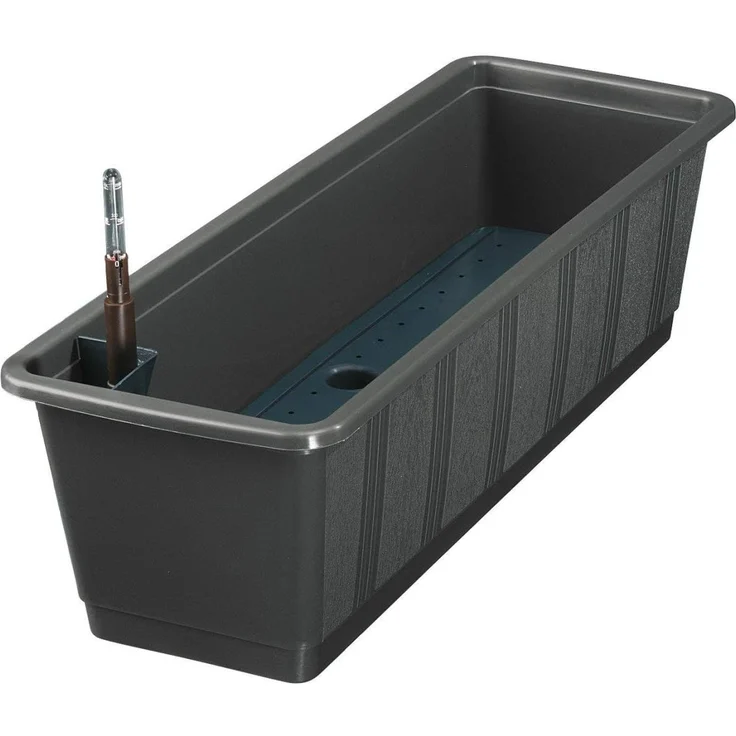 Bewässerungskasten Aqua Gr. 100 cm weiß mit Wasserstandsanzeige – Bild 2