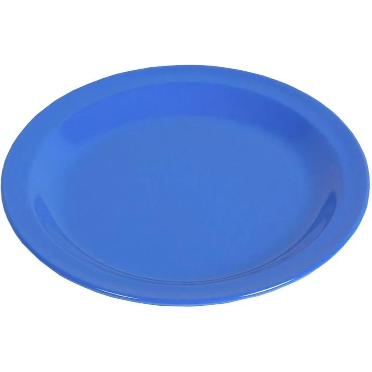 Waca Melamin Teller, 23, 5 cm Ø, flach, blau