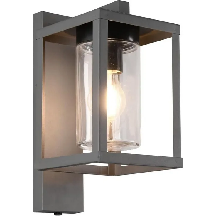 lightling Außen-Wandleuchte Luna, ohne Leuchtmittel, moderne Außenlampe mit Dämmerungssensor oder Bewegungsmelder