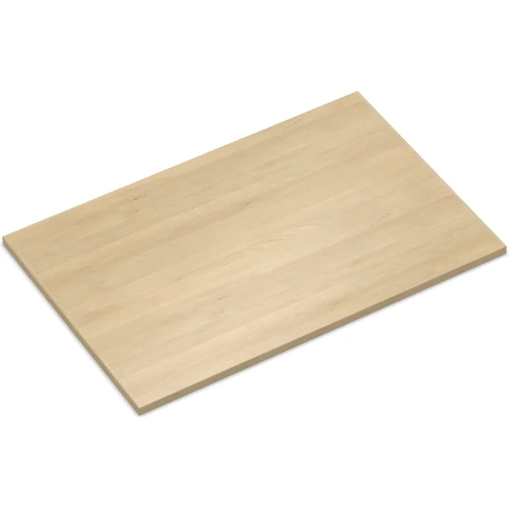 Dekor Spanplatte 19mm Tischplatte Mandal Ahorn natur H3840 ST9 mit ABS Kante Umleimer - Größe 40 x 80 cm - Höhe 1,9 cm - Farbe Mandal Ahorn Natur – Bild 2