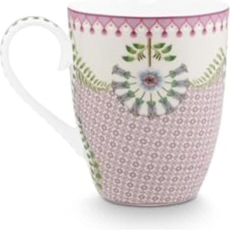 PiP Studio Tasse Henkelbecher-Set Lily & Lotus Lila (350ml) (2-teilig) – Bild 3